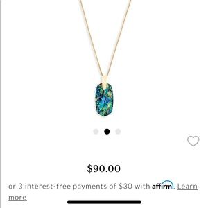 Abalone SET earrings and necklace